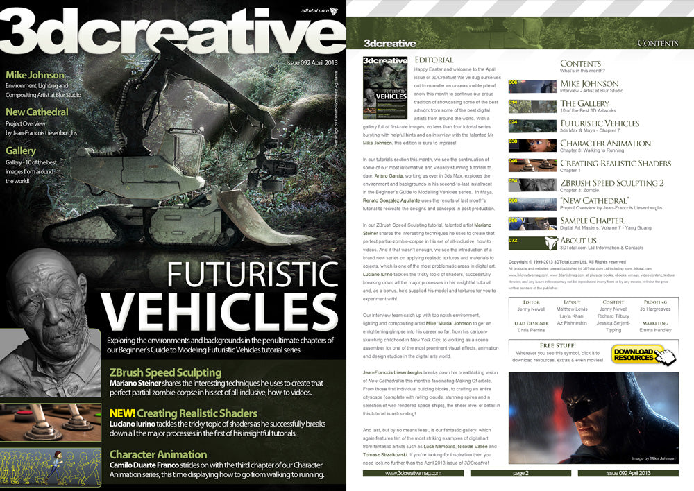 3DCreative: Issue 092 - Apr2013 (Download Only)