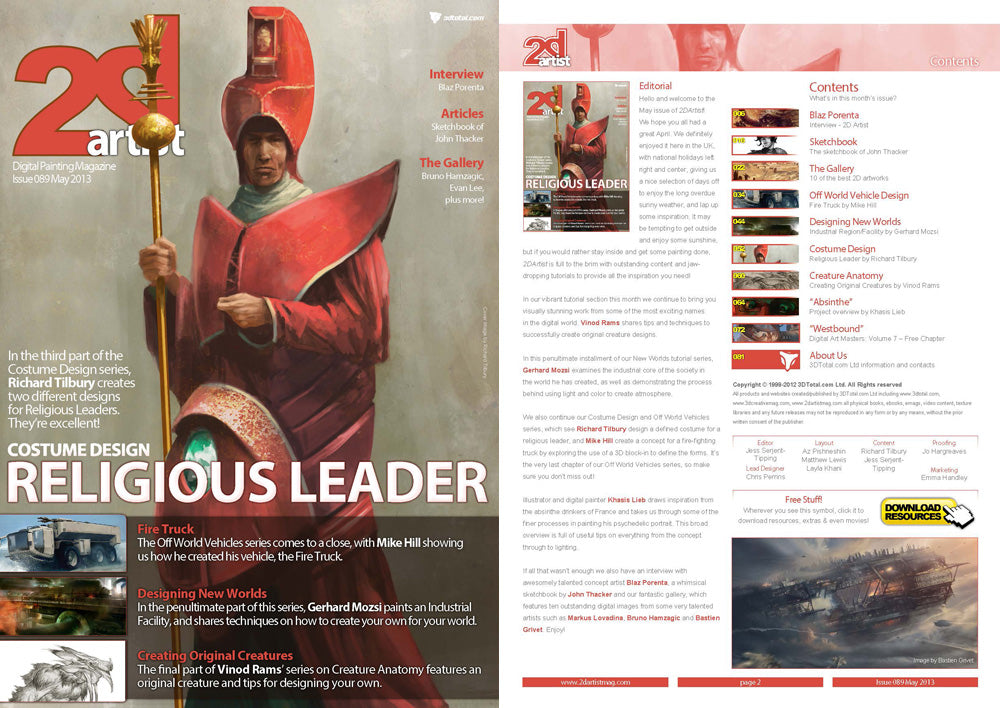 2DArtist: Issue 089 - May 2013 (Download Only)