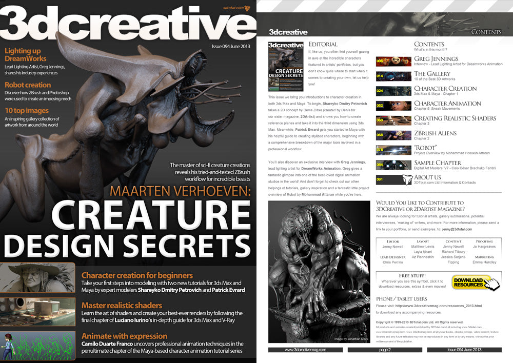 3DCreative: Issue 094 - June2013 (Download Only)