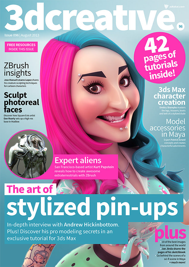 3DCreative: Issue 096 - August 2013 (Download Only)