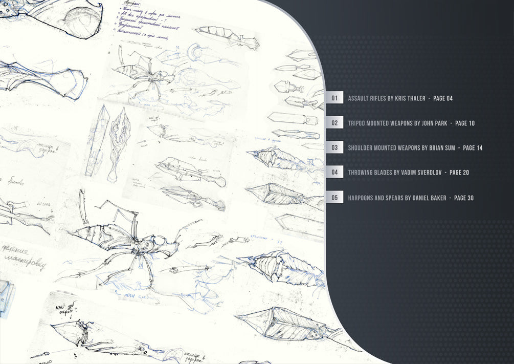Concept Design: Weapons (Download Only)