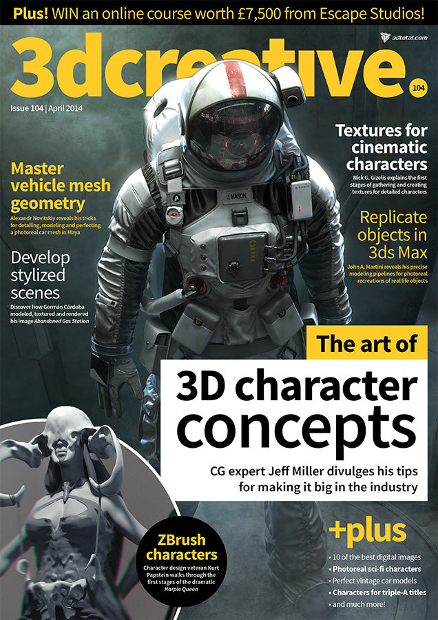 3DCreative: Issue 104 - April 2014 (Download Only)