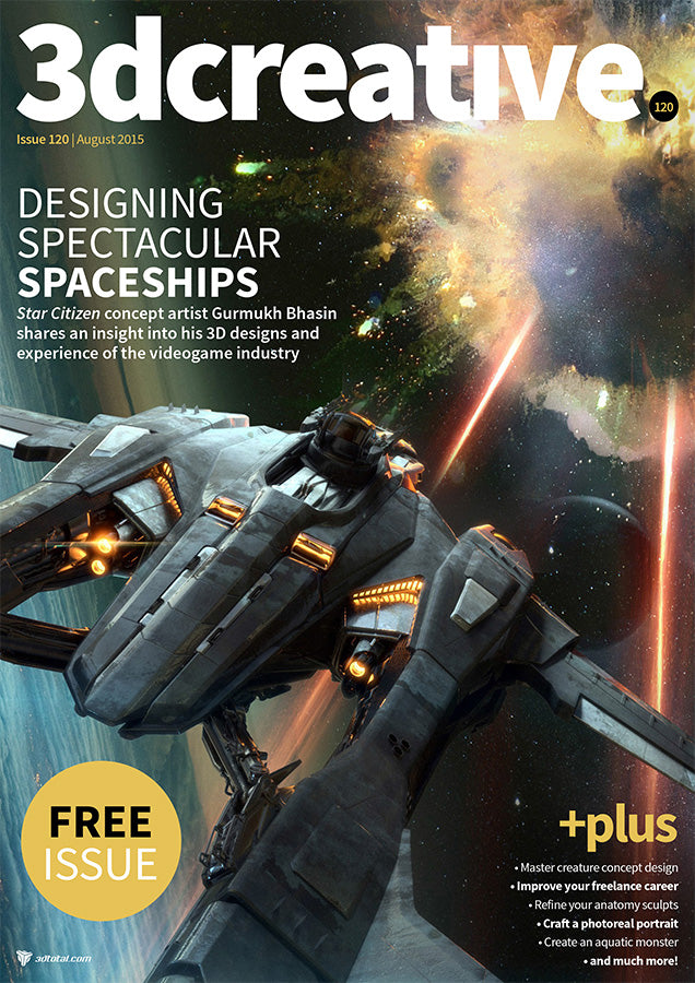 FREE ISSUE - 3DCreative: Issue 120 - August 2015 (Download Only)