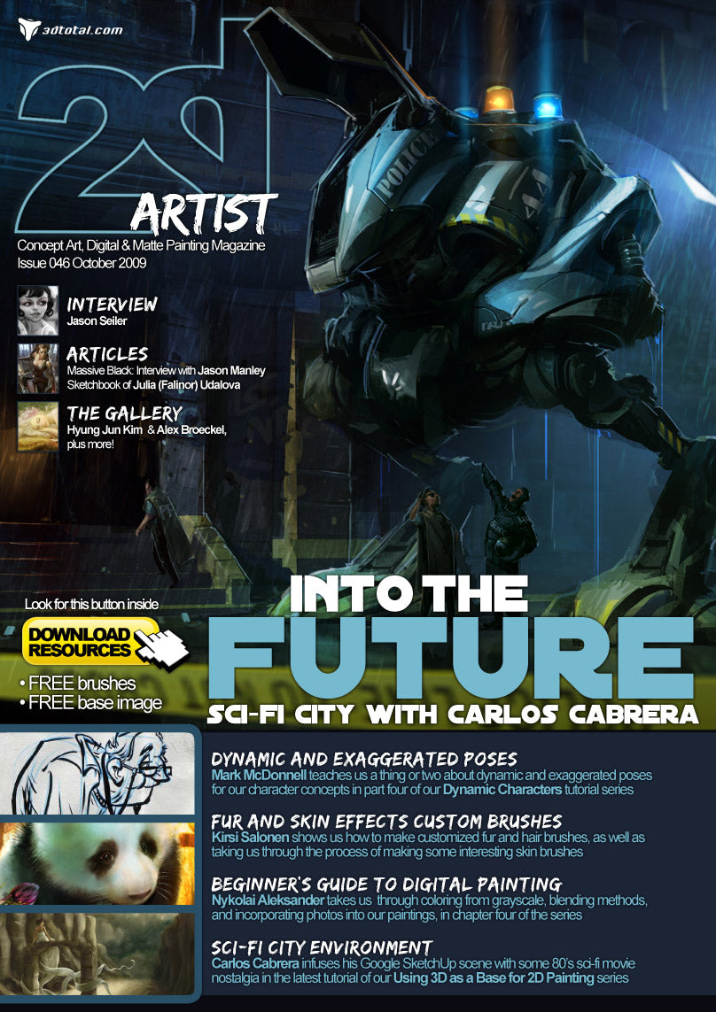 2DArtist: Issue 046 - October 2009 (Download Only)