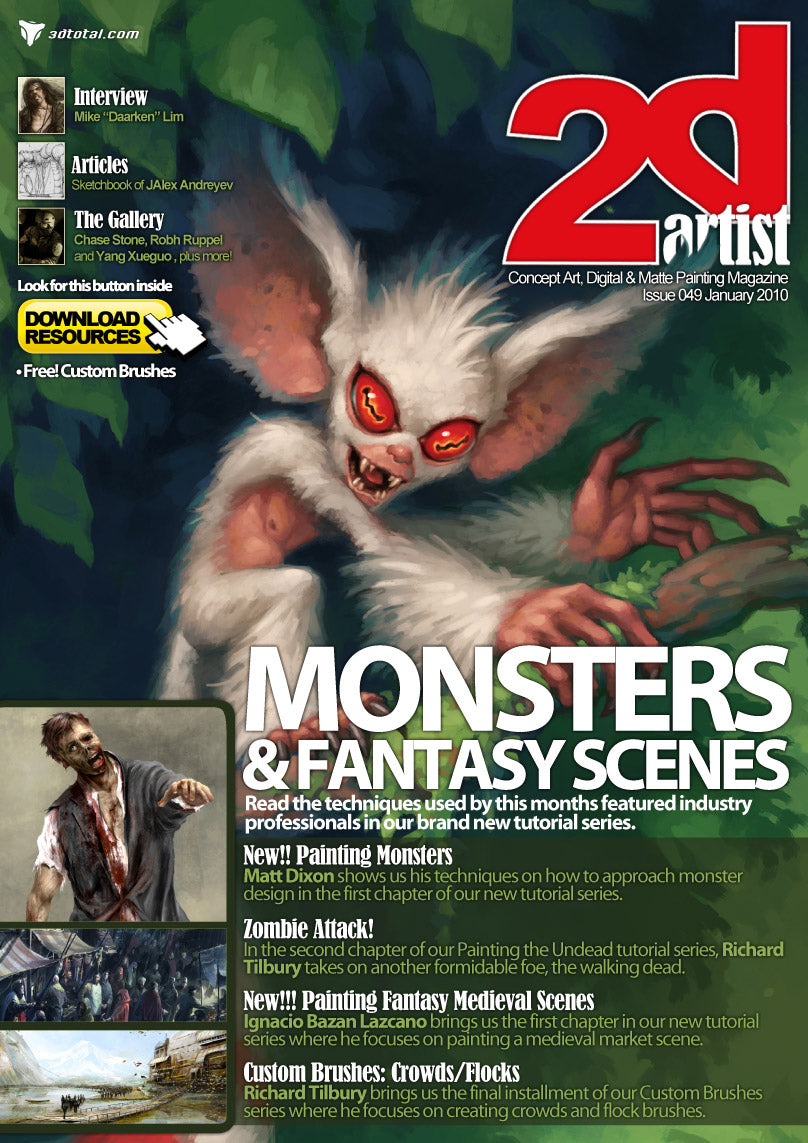 2DArtist: Issue 049 - January 2010 (Download Only)