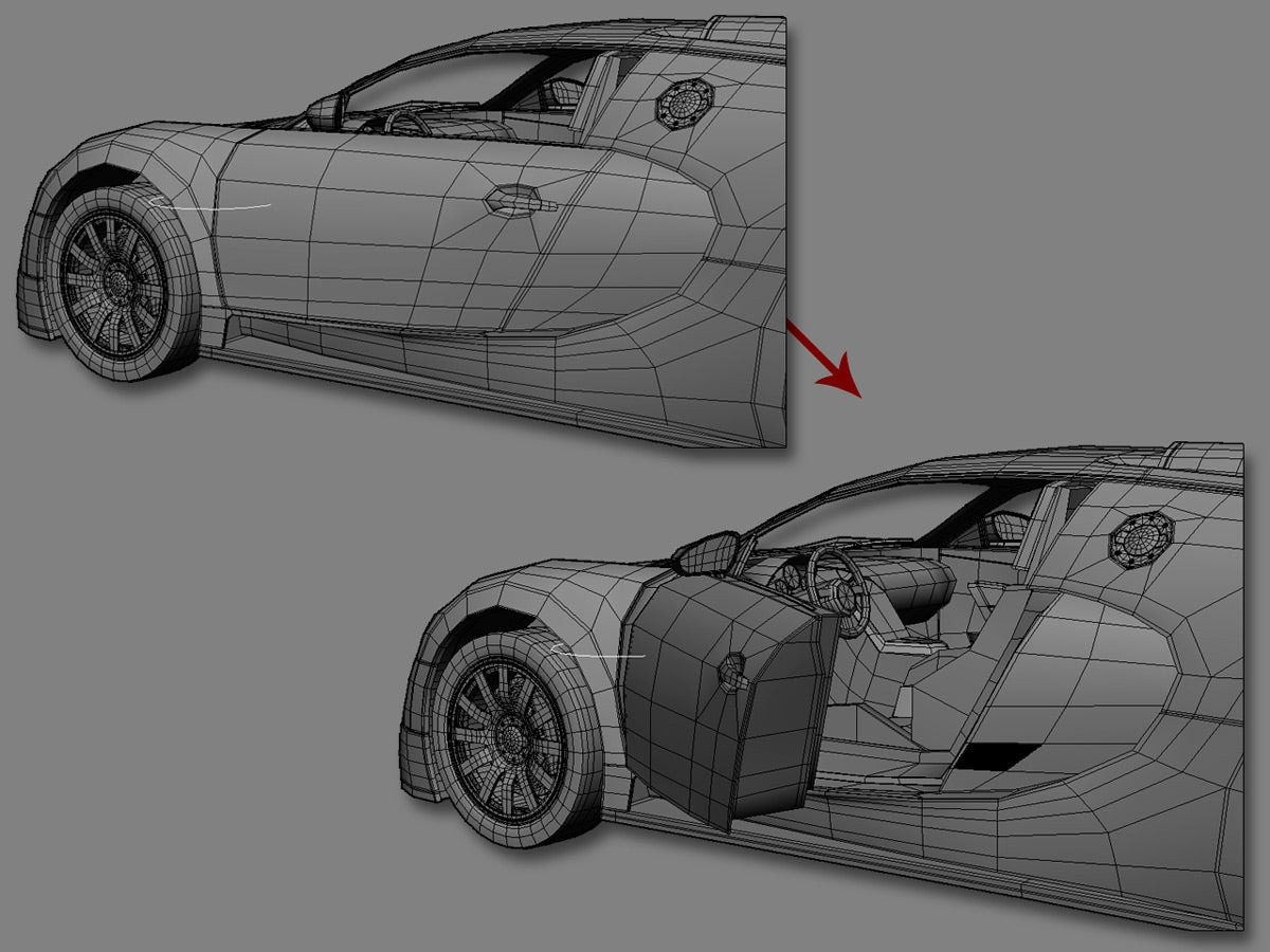 Bugatti Veyron - Softimage XSI (Download Only)