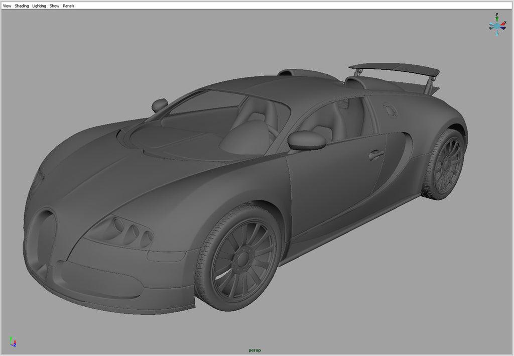 Bugatti Veyron - Maya (Download Only)
