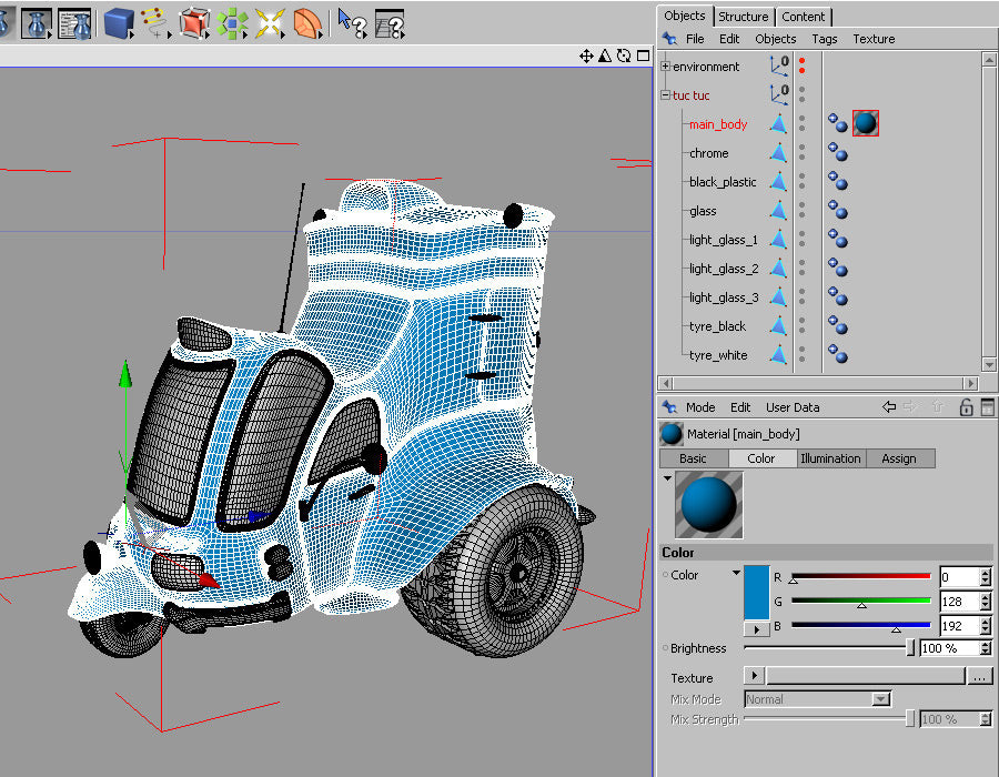 Tuc Tuc - Cinema 4D (Download Only)