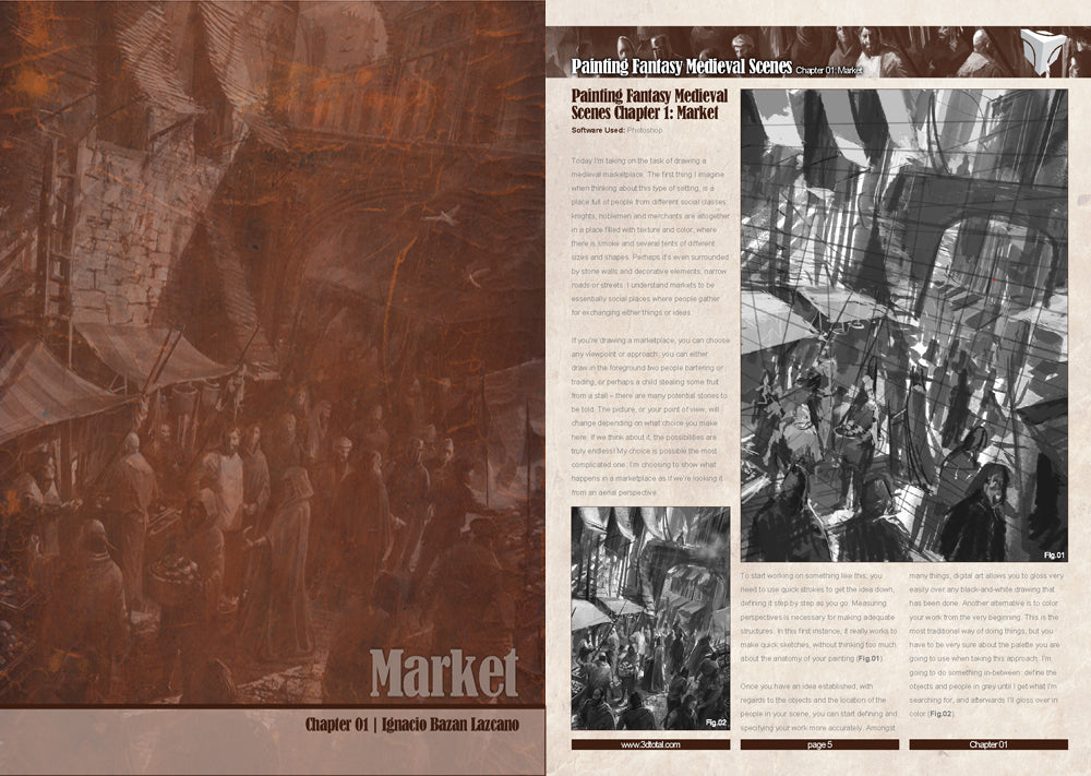 Painting Fantasy Medieval Scenes (Download Only)