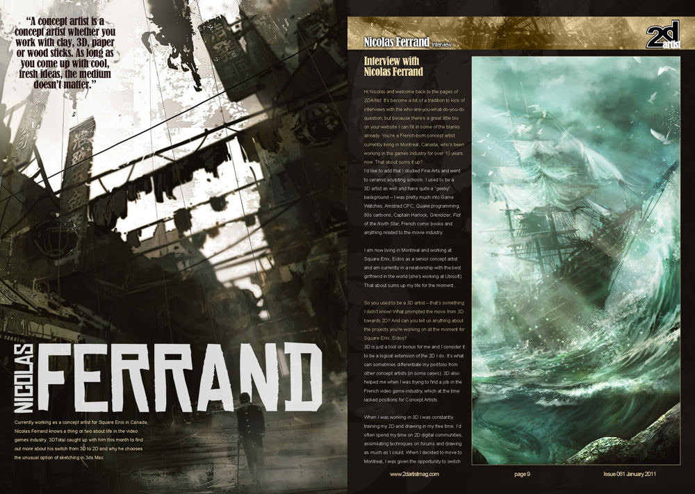 2DArtist: Issue 061 - January 2011 (Download Only)