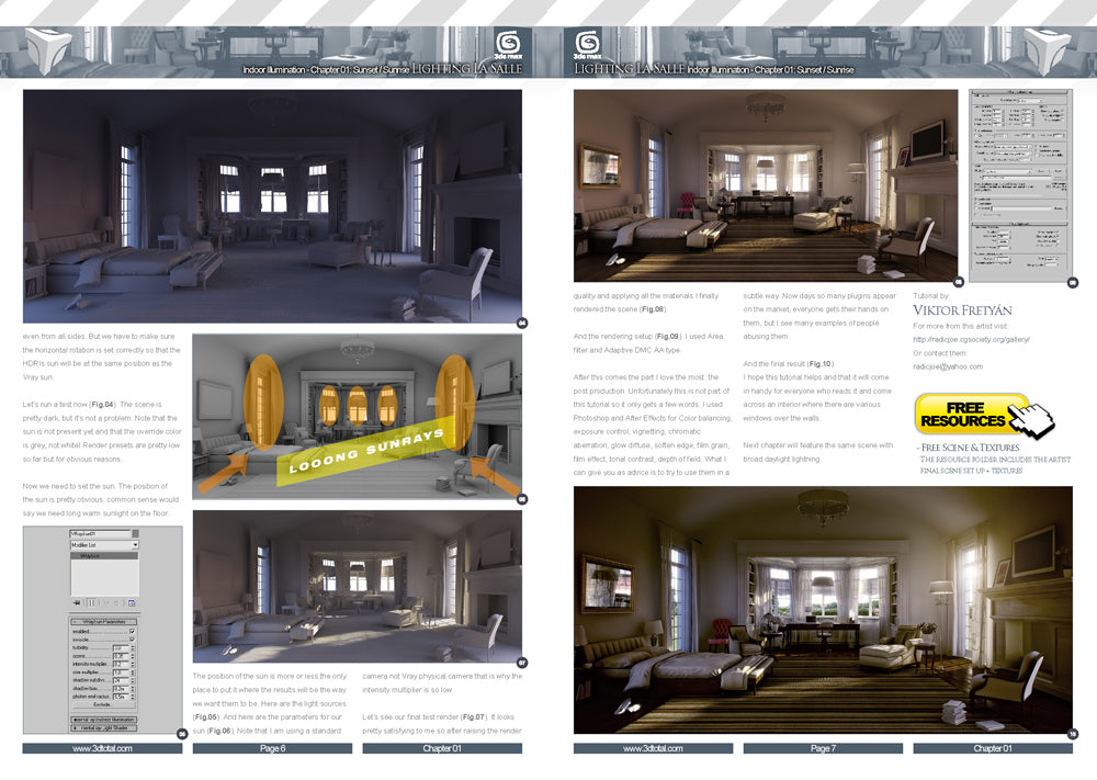 Lighting La Salle 3DSMax + Vray (Download Only)