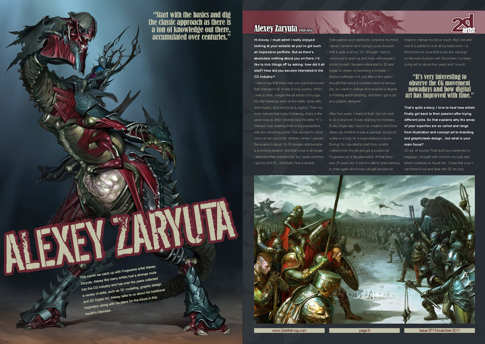 2DArtist: Issue 071 - November 2011 (Download Only)