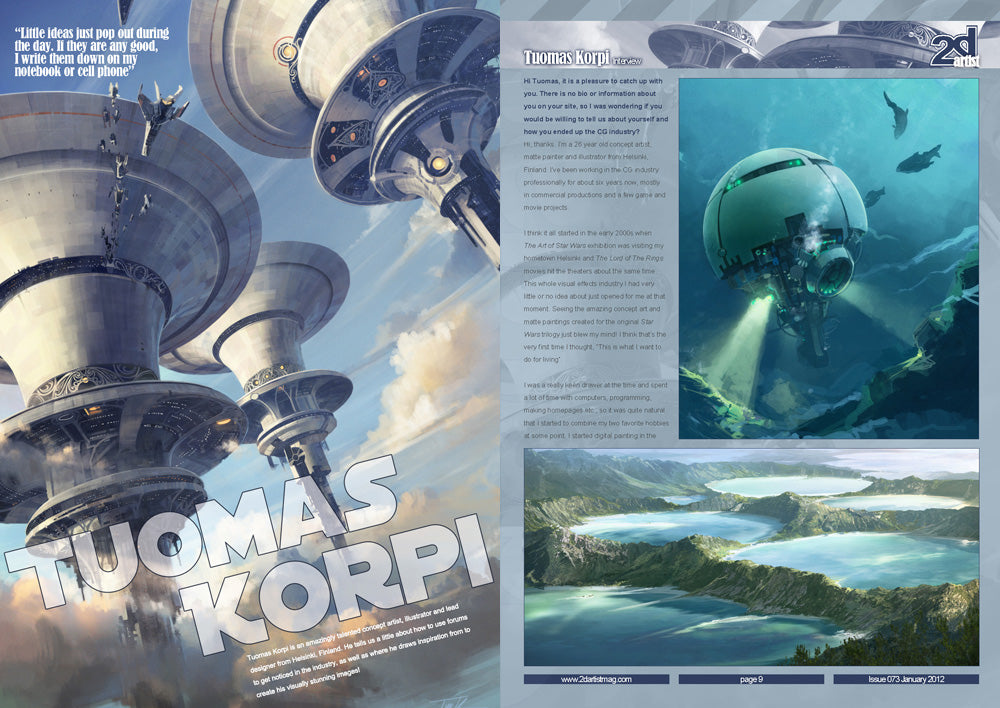 2DArtist: Issue 073 - January 2012 (Download Only)