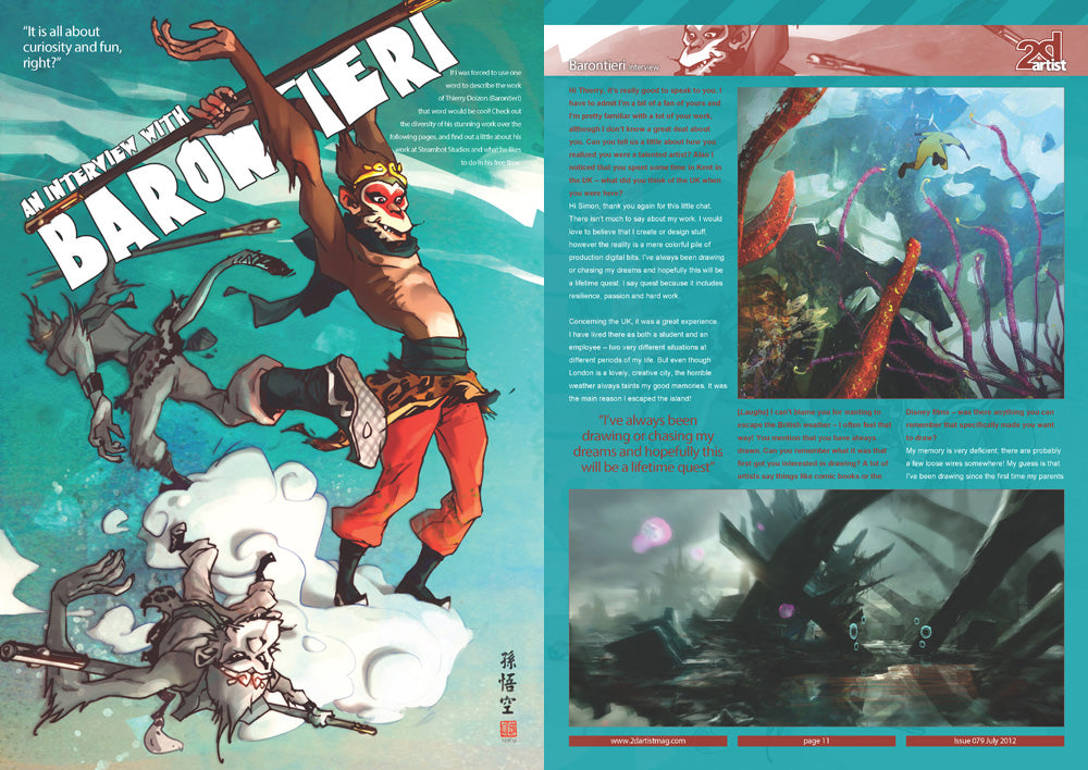 2DArtist: Issue 079 - July 2012 (Download Only)