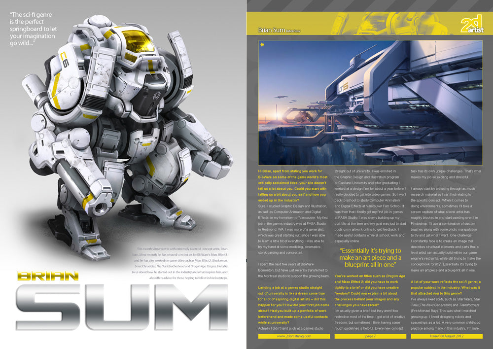 2DArtist: Issue 080 - August 2012 (Download Only)