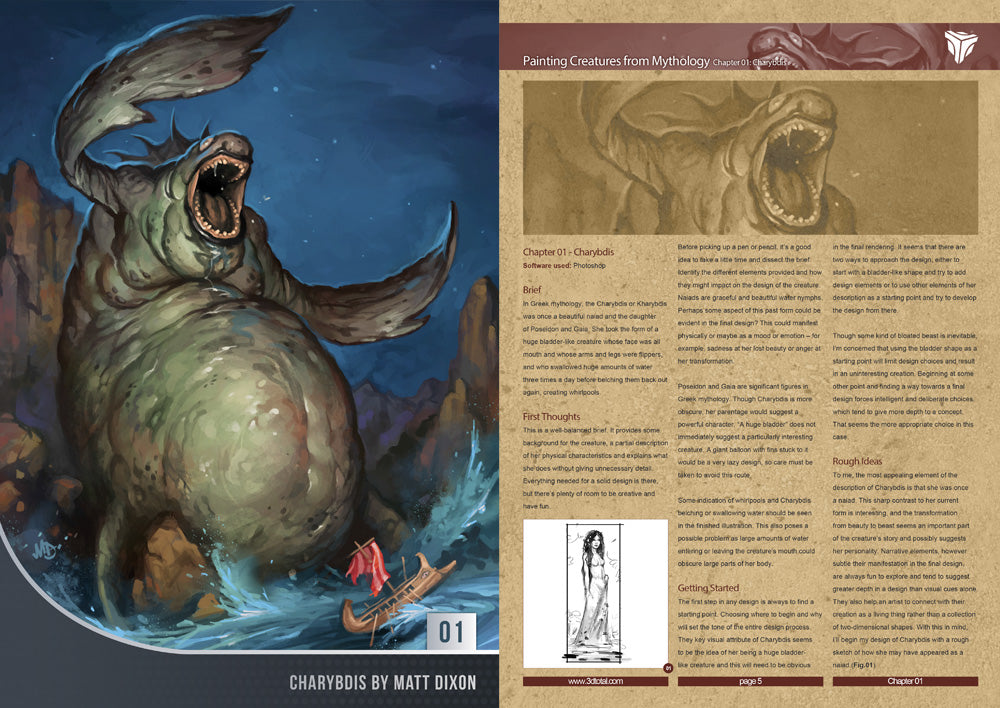 Painting Mythological Creatures in Photoshop (Download Only)