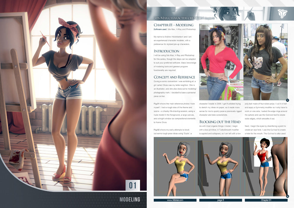 3ds Max character creation (Download Only)