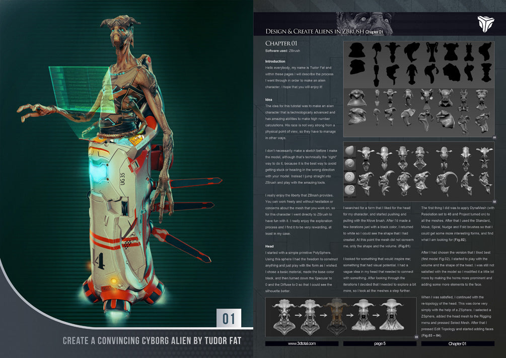 Design & Create Aliens in ZBrush (Download Only)