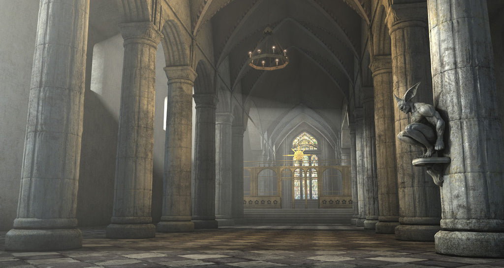 Gothic Church Interior Creation - LightWave (Download Only)
