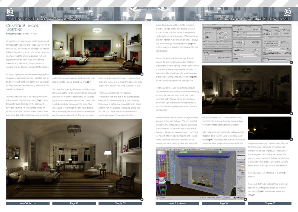 Lighting La Salle 3DSMax + Vray (Download Only)