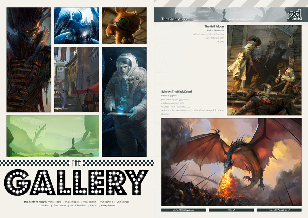 2DArtist: Issue 080 - August 2012 (Download Only)