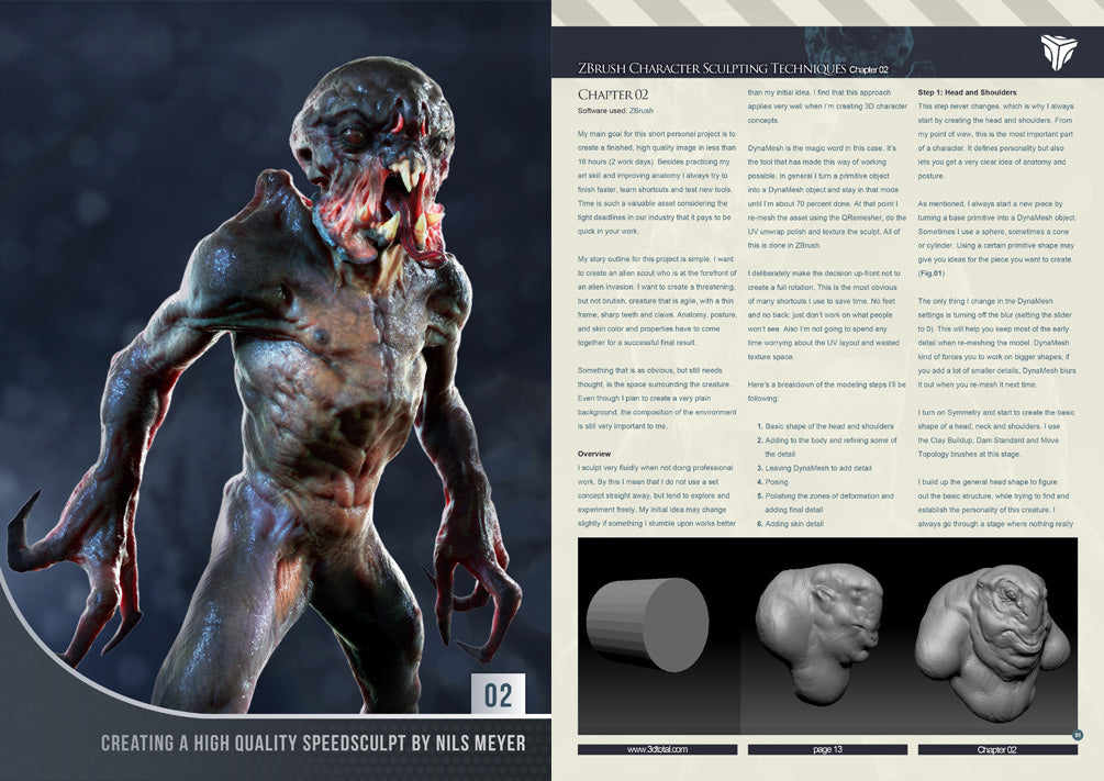 ZBrush Speed Sculpting Techniques (Download Only)