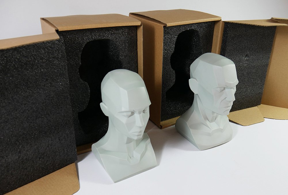 3dtotal Anatomy: Male & female planar busts