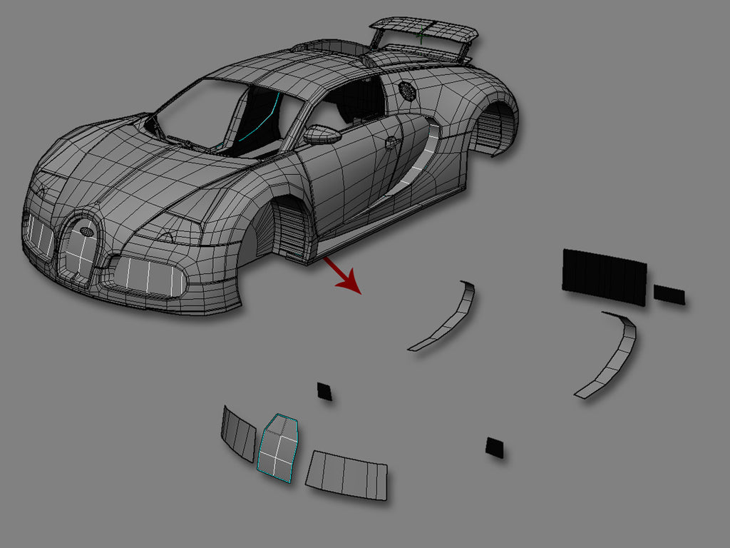 Bugatti Veyron - Softimage XSI (Download Only)