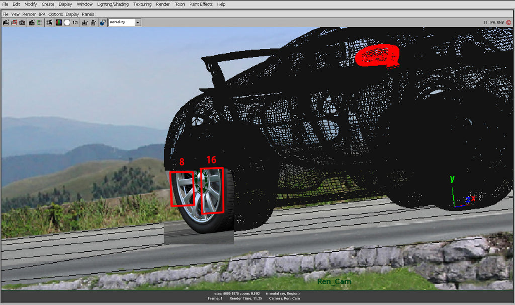 Bugatti Veyron - Maya (Download Only)