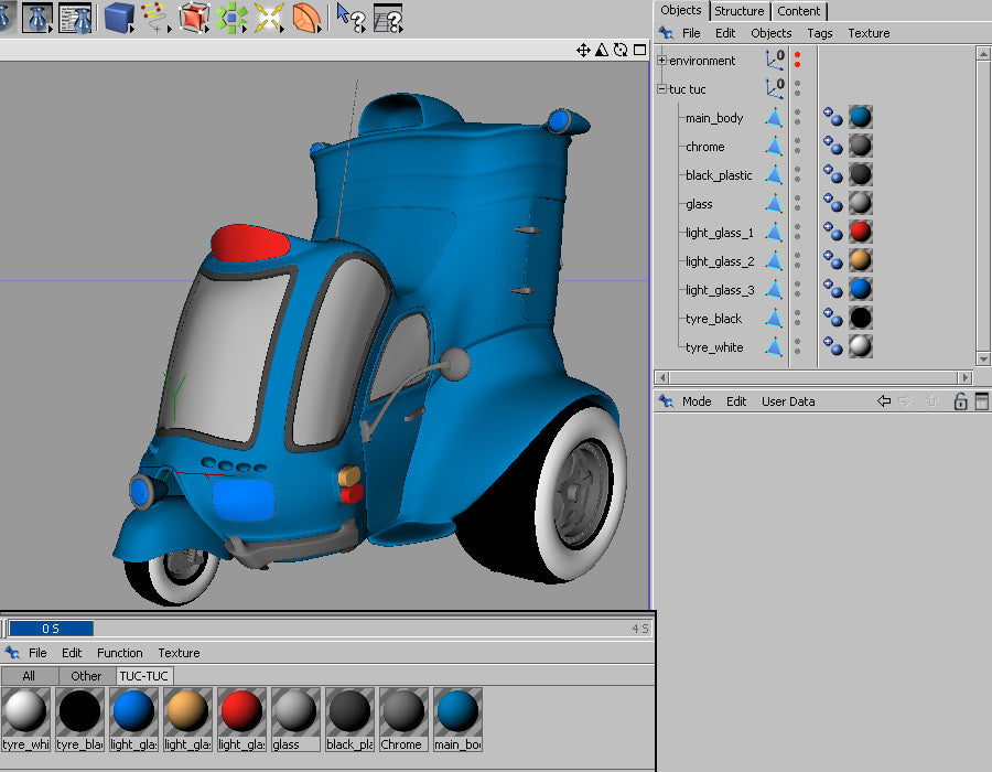 Tuc Tuc - Cinema 4D (Download Only)