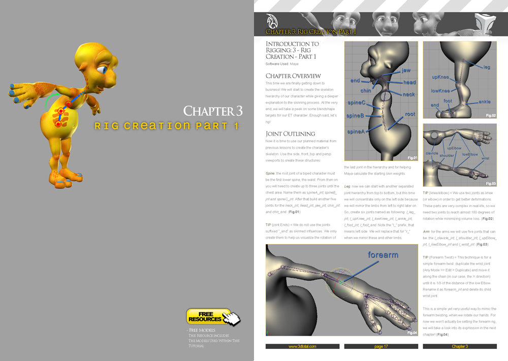 3DTotal's Introduction to Rigging - Maya (Download Only)