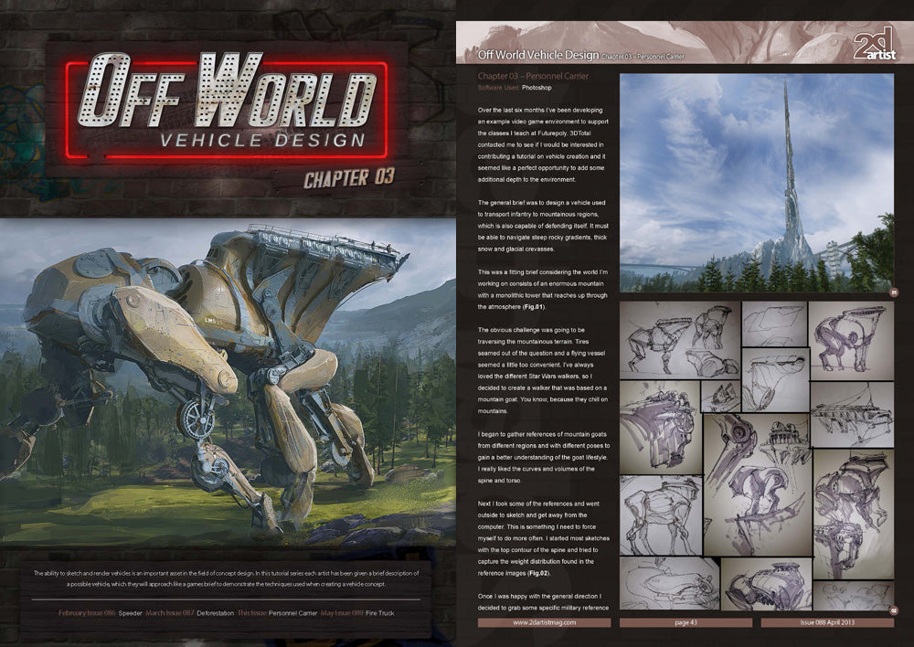 2DArtist: Issue 088 - April 2013 (Download Only)