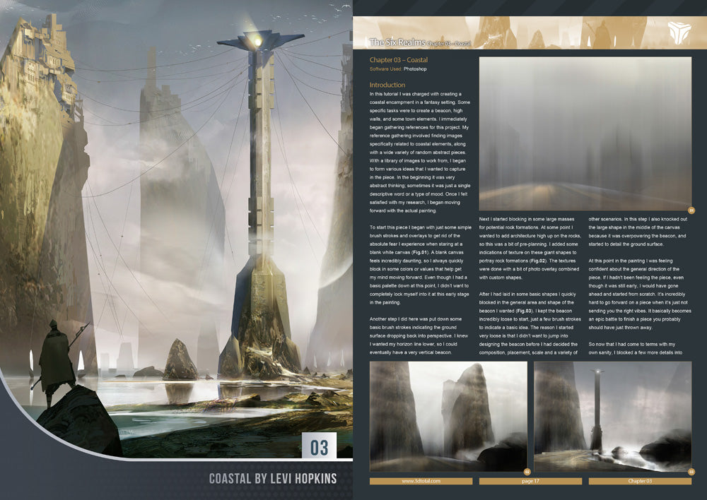 Learn to paint fantasy landscapes in Photoshop (Download Only)