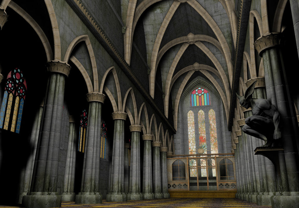 Gothic Church Interior Creation - Cinema 4D (Download Only)