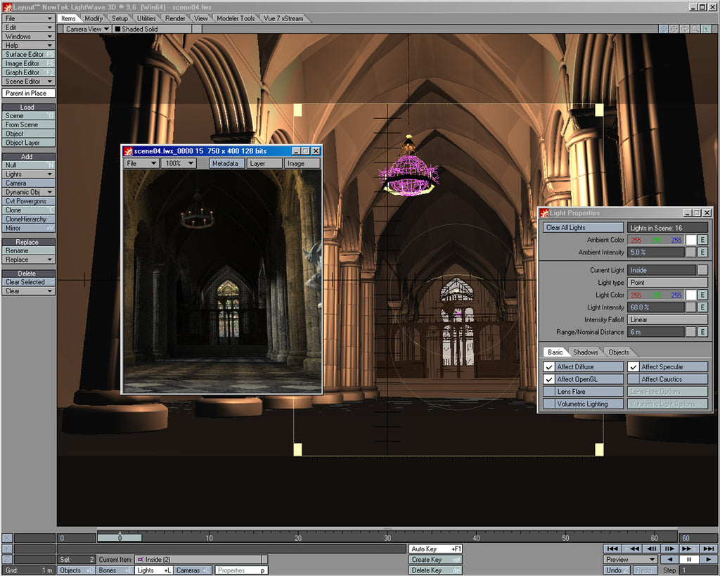 Gothic Church Interior Creation - LightWave (Download Only)