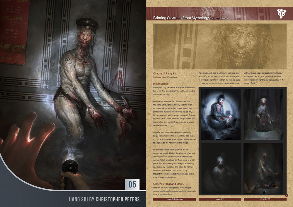 Painting Mythological Creatures in Photoshop (Download Only)