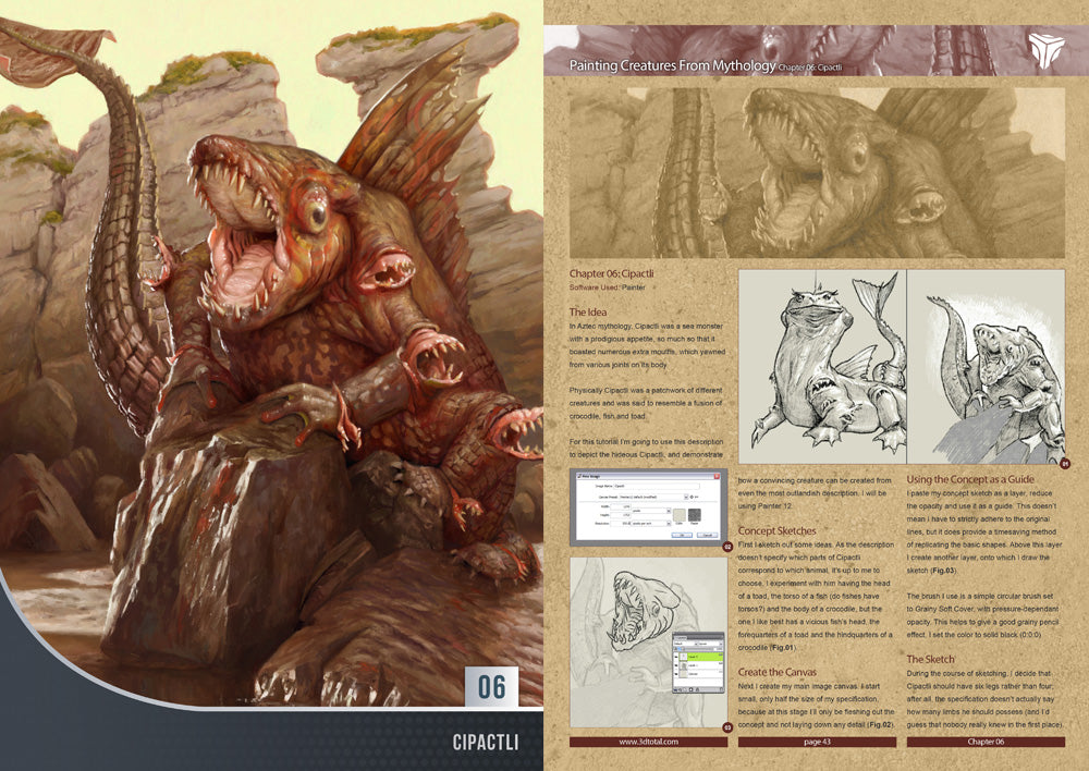 Painting Mythological Creatures in Painter (Download Only)