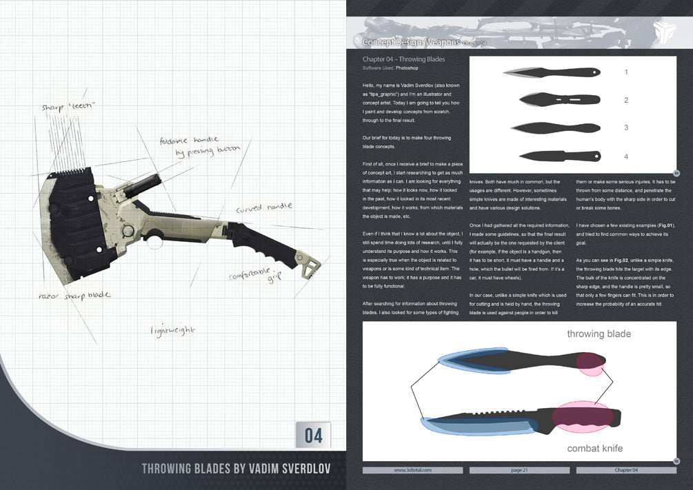 Concept Design: Weapons (Download Only)