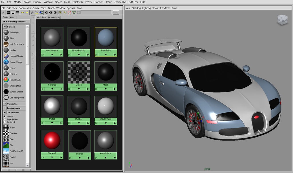 Bugatti Veyron - Maya (Download Only)