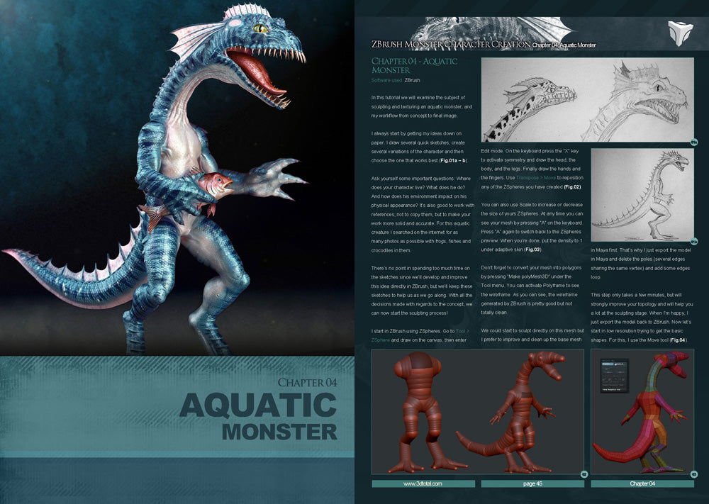 3DTotal's ZBrush Monsters (Download Only)