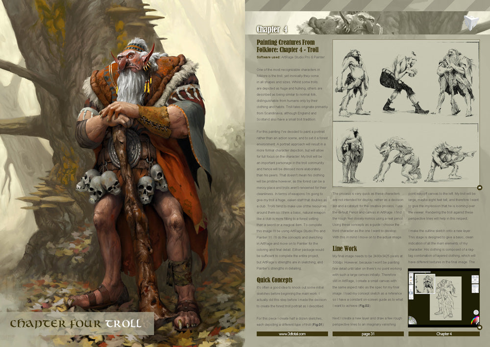 Painting Creatures from Folklore (Download Only)