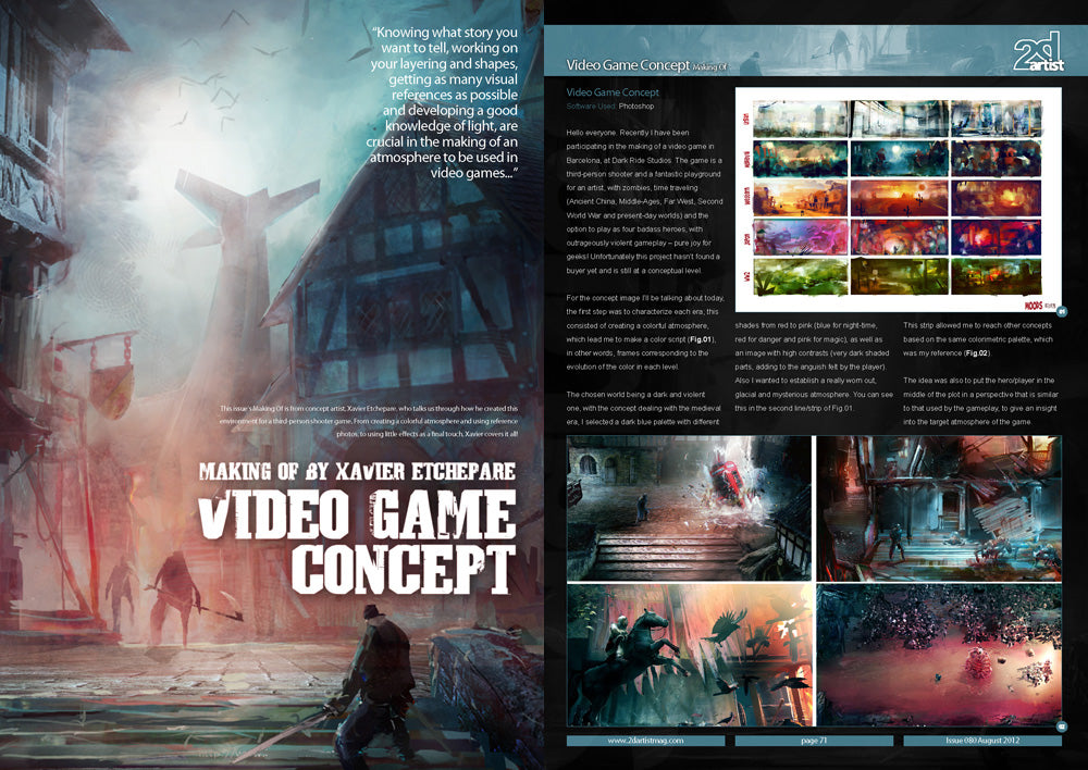 2DArtist: Issue 080 - August 2012 (Download Only)