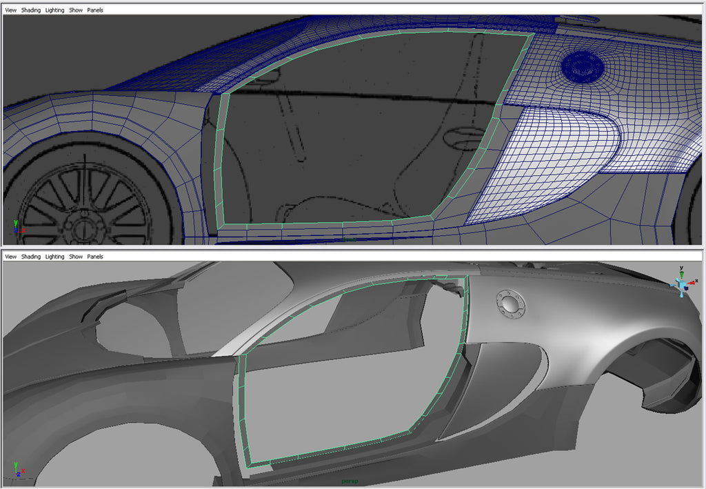 Bugatti Veyron - Maya (Download Only)