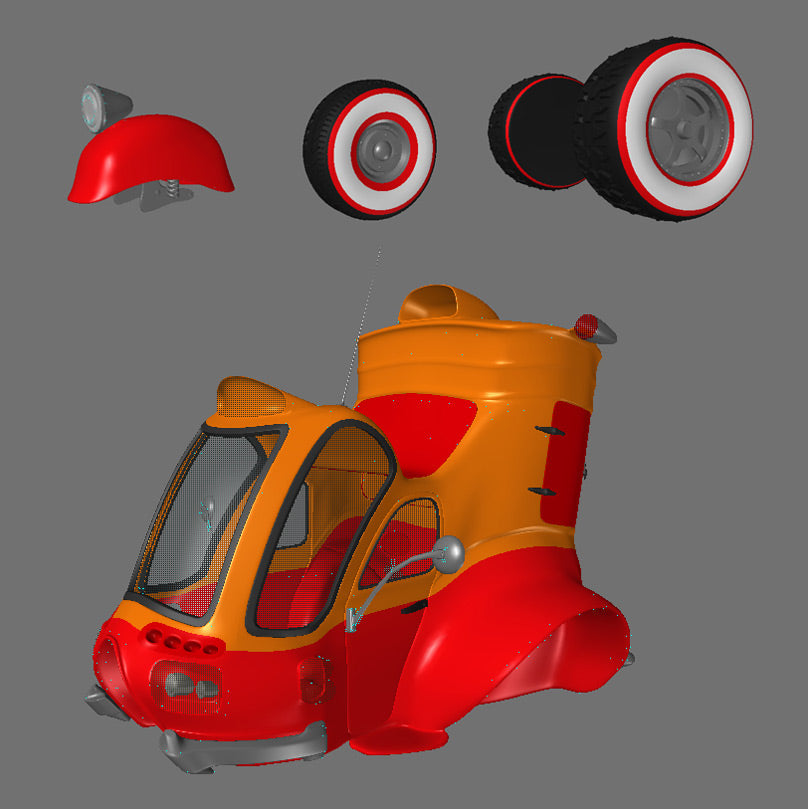 Tuc Tuc - LightWave (Download Only)