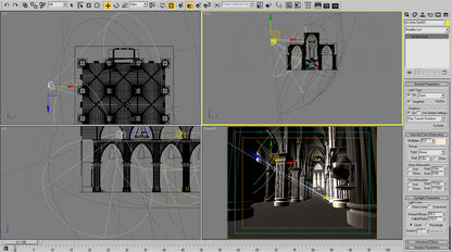 Gothic Church Interior Creation - 3ds Max (Download Only)