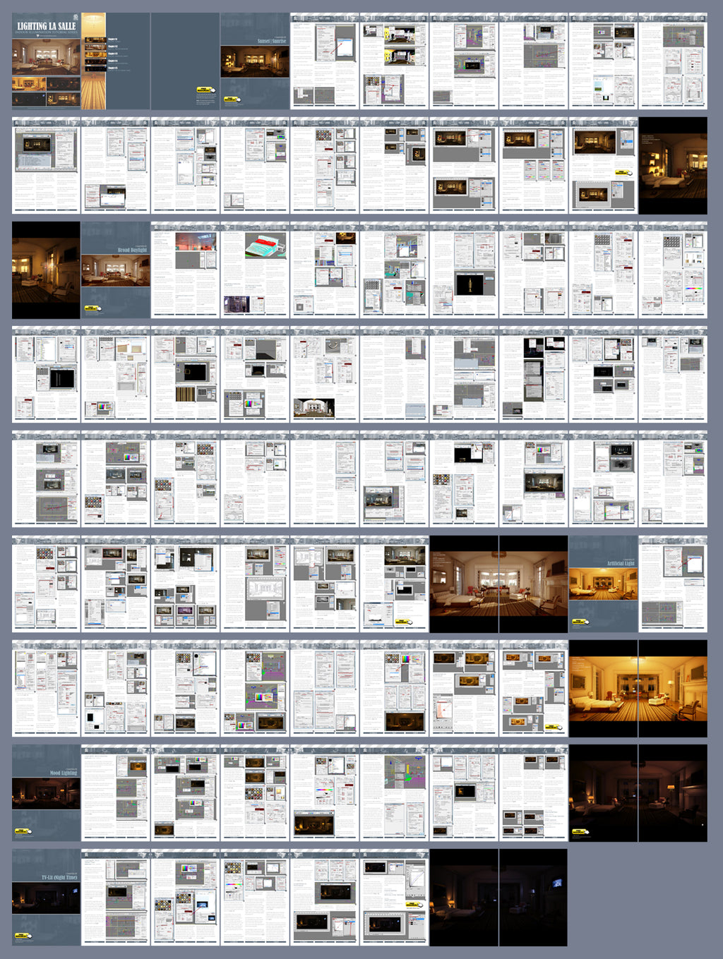 Lighting La Salle 3DSMax + Mental Ray (Download Only)