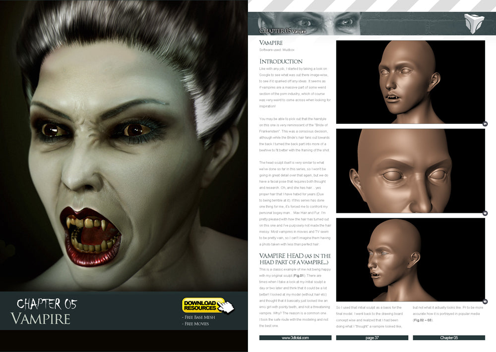 Wayne Robson's Mudbox Character Creations (Download Only)