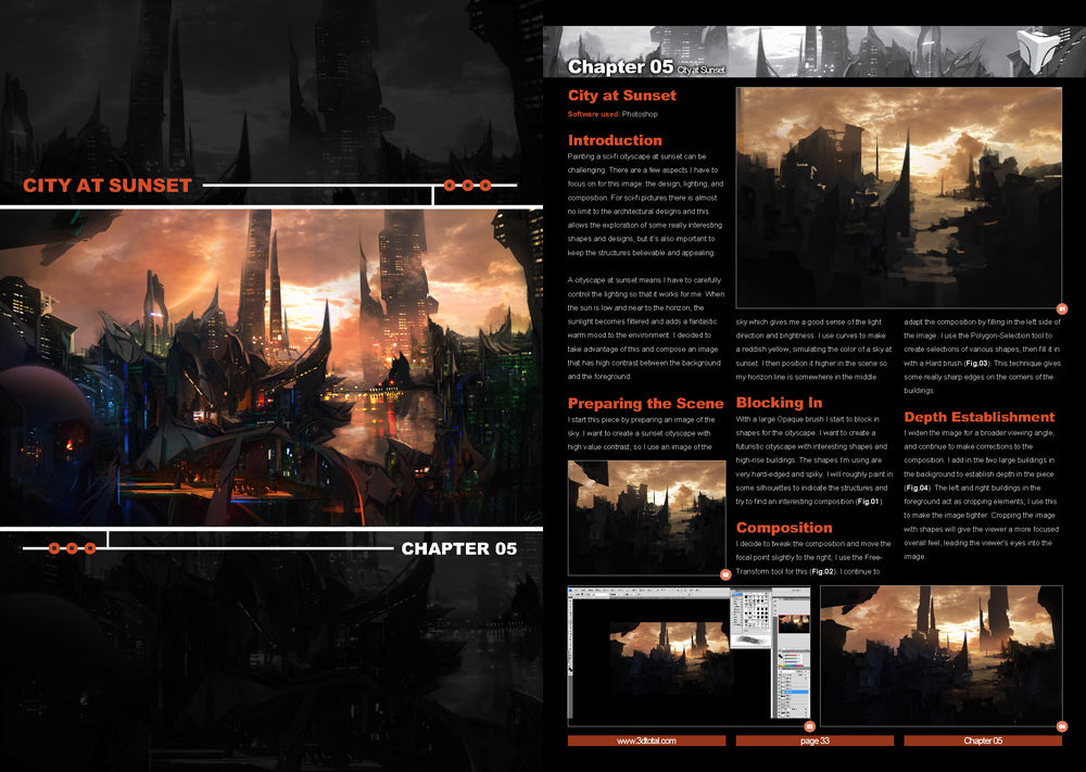 3DTotal's Painting Futuristic Cities (Download Only)