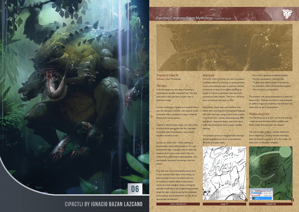 Painting Mythological Creatures in Photoshop (Download Only)