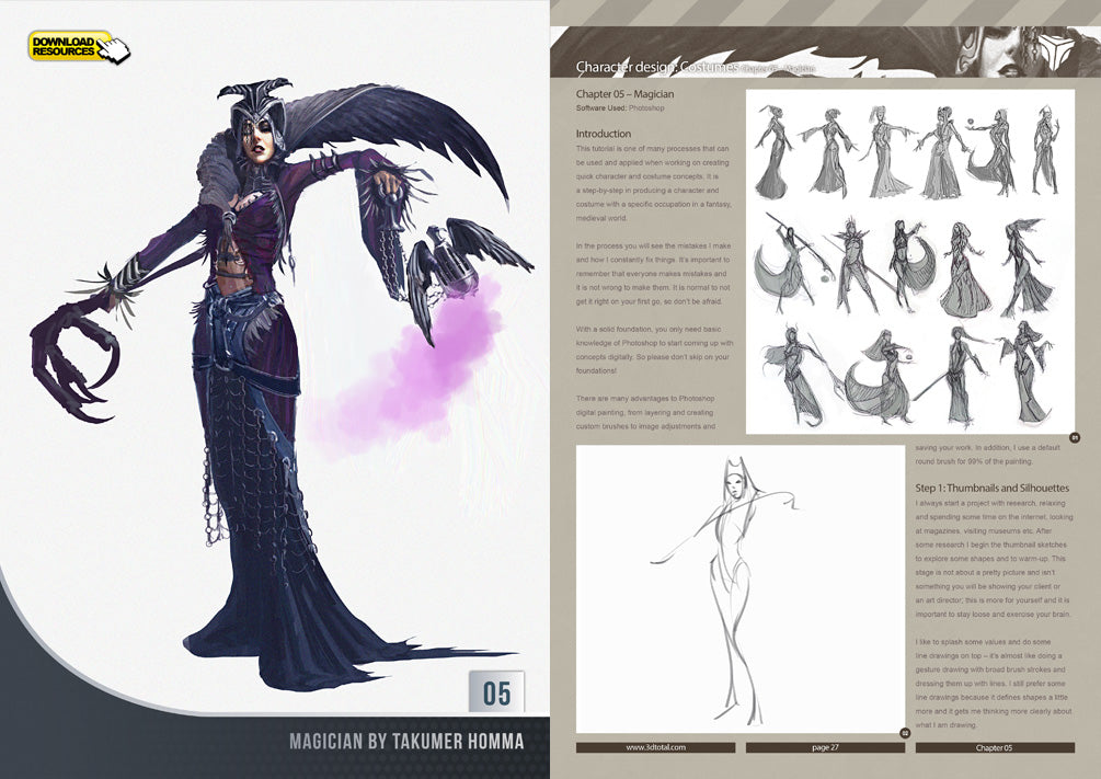 Character design: Costumes (Download Only)